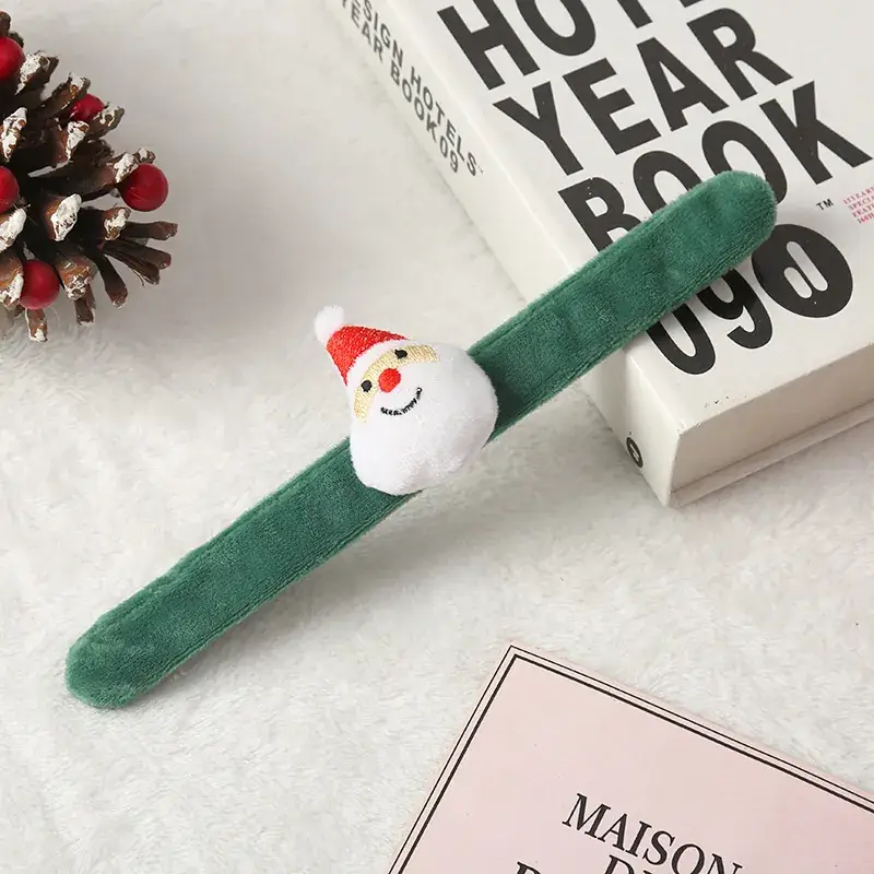 Christmas Santa Snowman Clap Ring Bracelet - Image 17