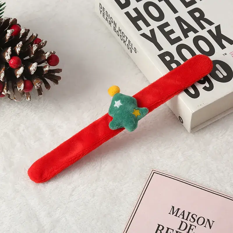 Christmas Santa Snowman Clap Ring Bracelet - Image 23