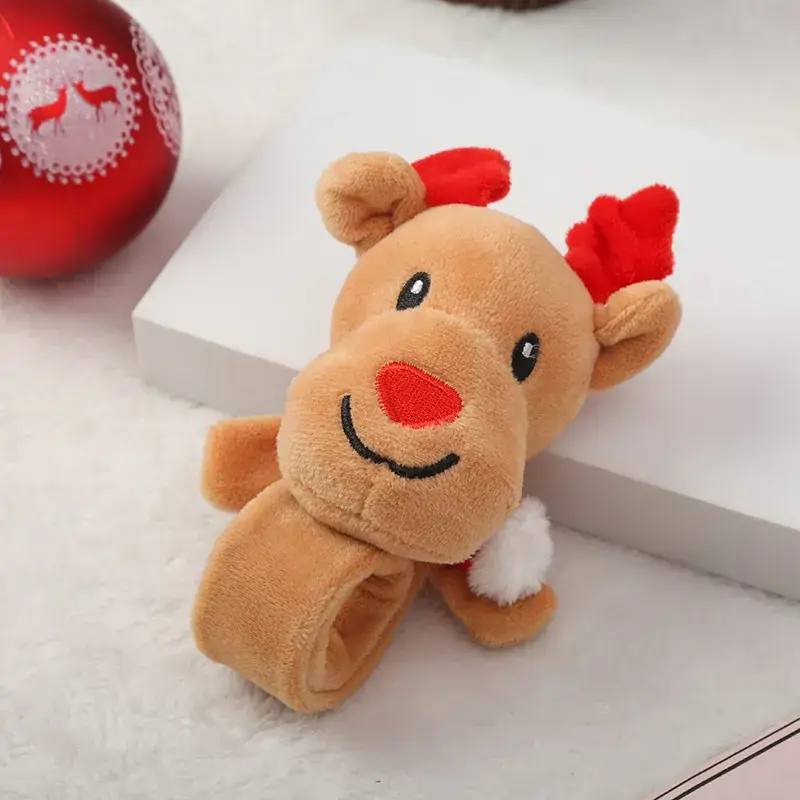 Christmas Santa Snowman Clap Ring Bracelet - Image 25