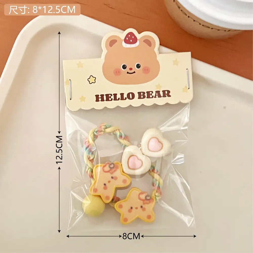 Cute Bear Hair Accessories Set for Girls - Image 7