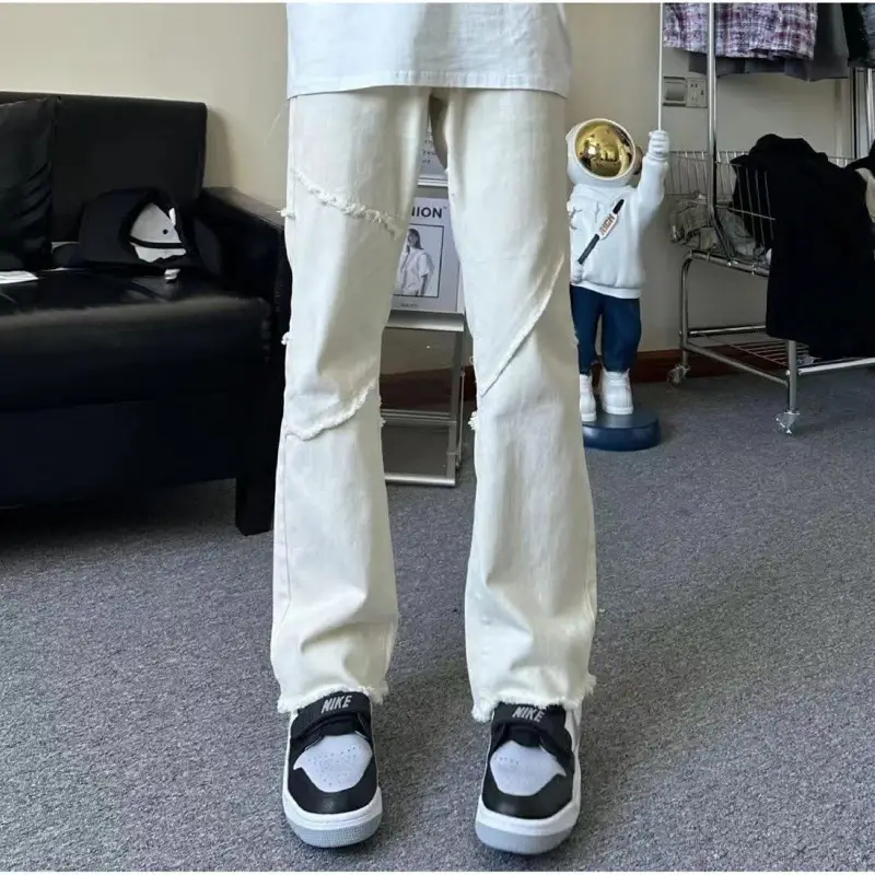 Off-White Straight Leg Slim Fit Jeans for Men 2026 - Image 10