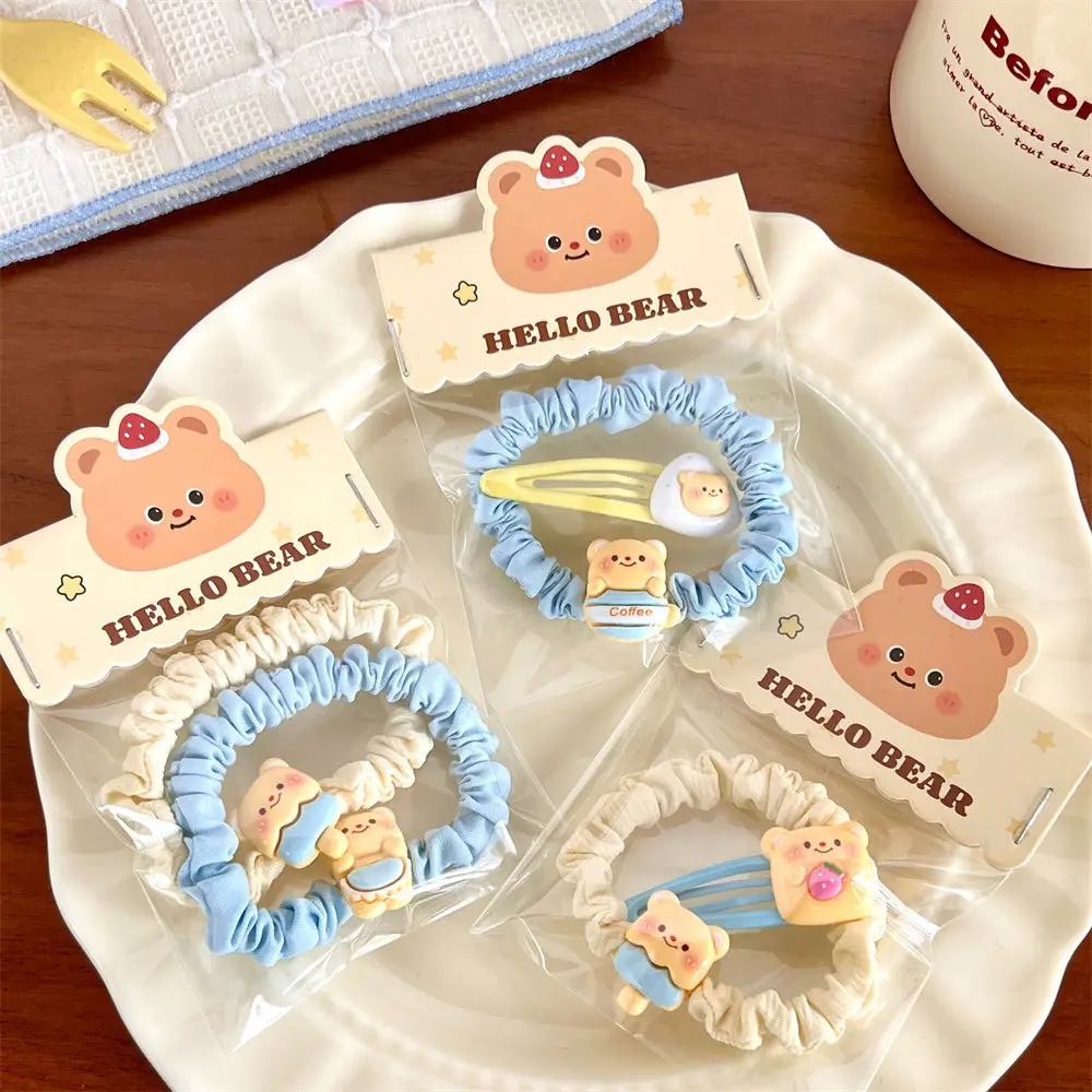 Cute Bear Hair Accessories Set for Girls — feature 26