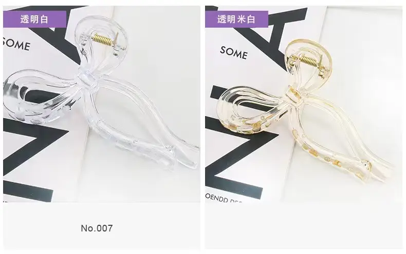 13cm Oversized Black Hair Clip for High Ponytail — feature 10