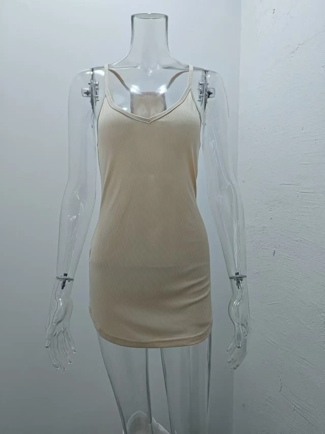 2026 Summer Strapless Bodycon Mini Skirt for Women Brown — feature 24