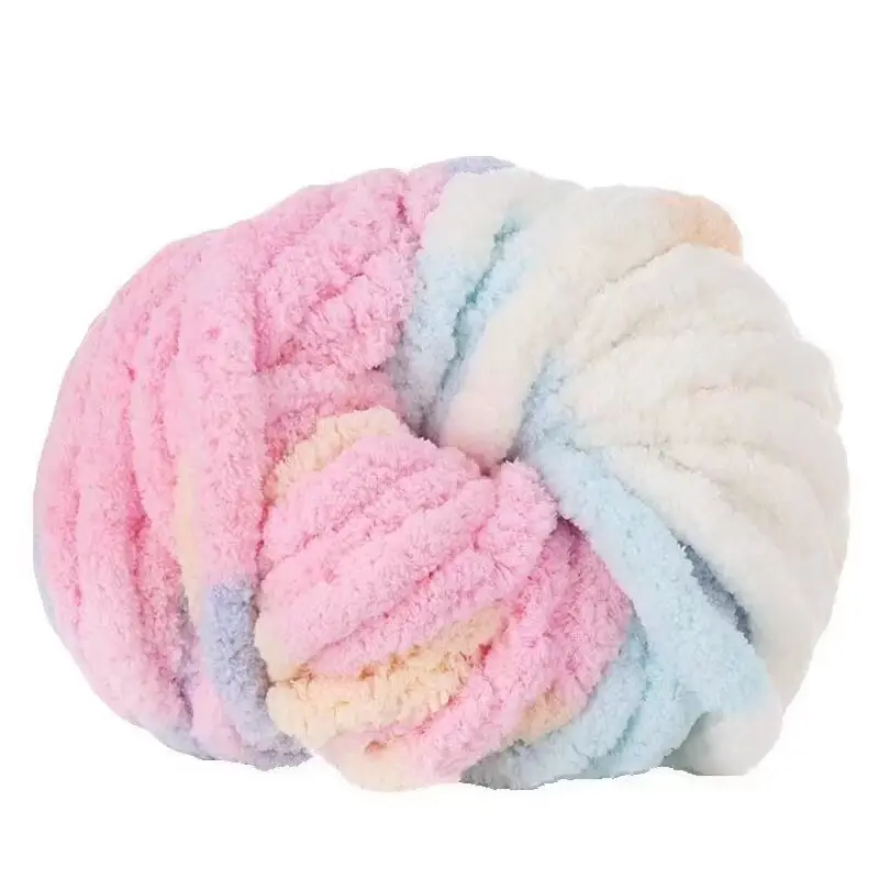 Thick ice line finger thick wool braided hat scarf line hand-woven blanket cat nest thick line manufacturers wholesale — feature 22