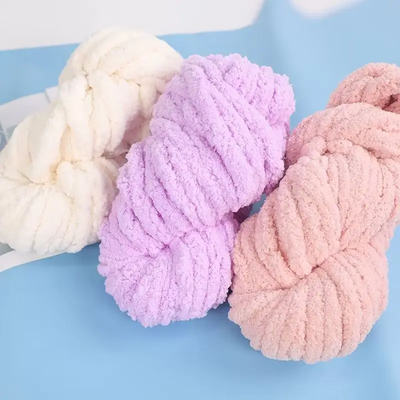 Thick ice line finger thick wool braided hat scarf line hand-woven blanket cat nest thick line manufacturers wholesale — feature 27