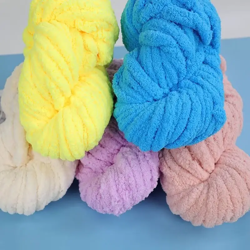 Thick ice line finger thick wool braided hat scarf line hand-woven blanket cat nest thick line manufacturers wholesale — feature 28