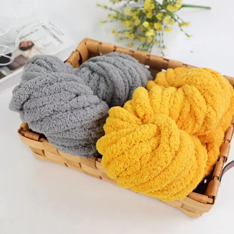 Thick ice line finger thick wool braided hat scarf line hand-woven blanket cat nest thick line manufacturers wholesale — feature 30