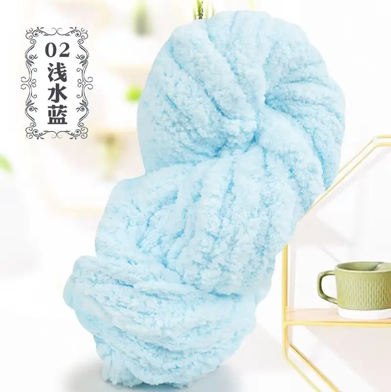 Thick ice line finger thick wool braided hat scarf line hand-woven blanket cat nest thick line manufacturers wholesale