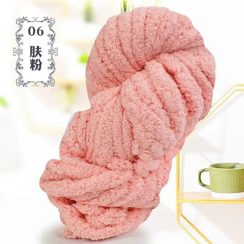 Thick ice line finger thick wool braided hat scarf line hand-woven blanket cat nest thick line manufacturers wholesale