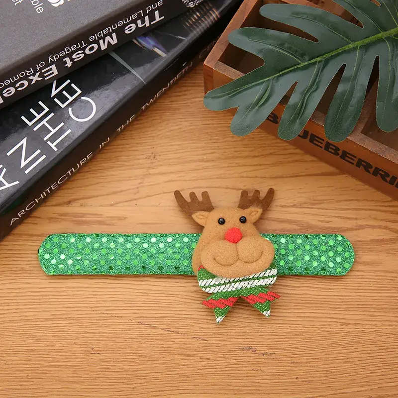 Christmas Santa Clap Ring Bracelet for Kids - Image 11
