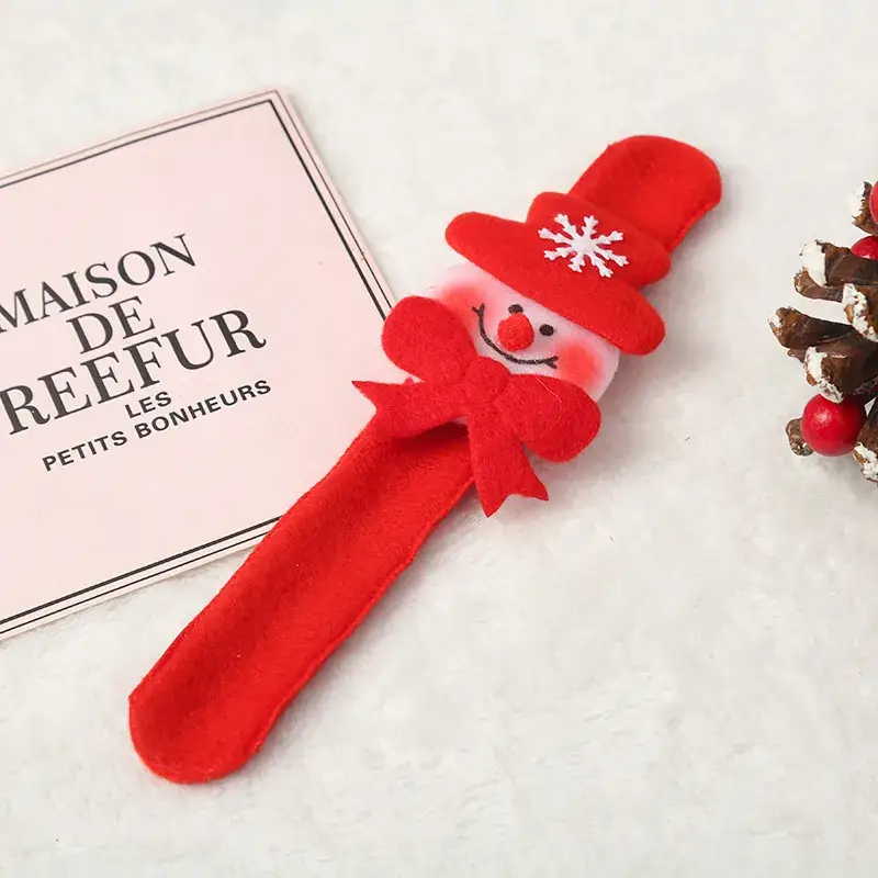 Christmas Santa Clap Ring Bracelet for Kids - Image 14