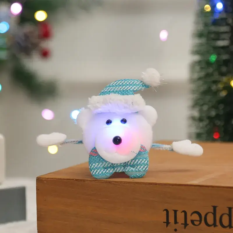 Christmas Santa Clap Ring Bracelet for Kids - Image 4