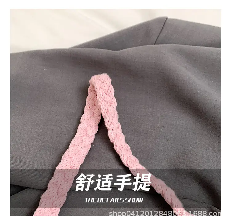 Summer Knitted Underarm Bag 2024 Cotton Woven Shoulder — feature 9