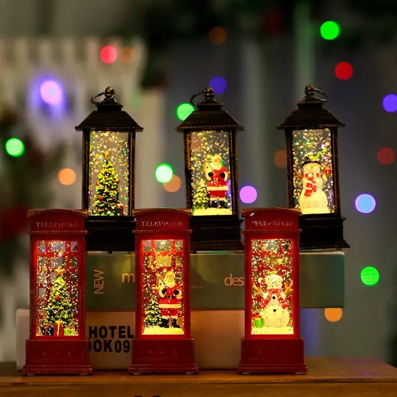 Christmas Wind Lamp with Santa Claus Decor - Image 14