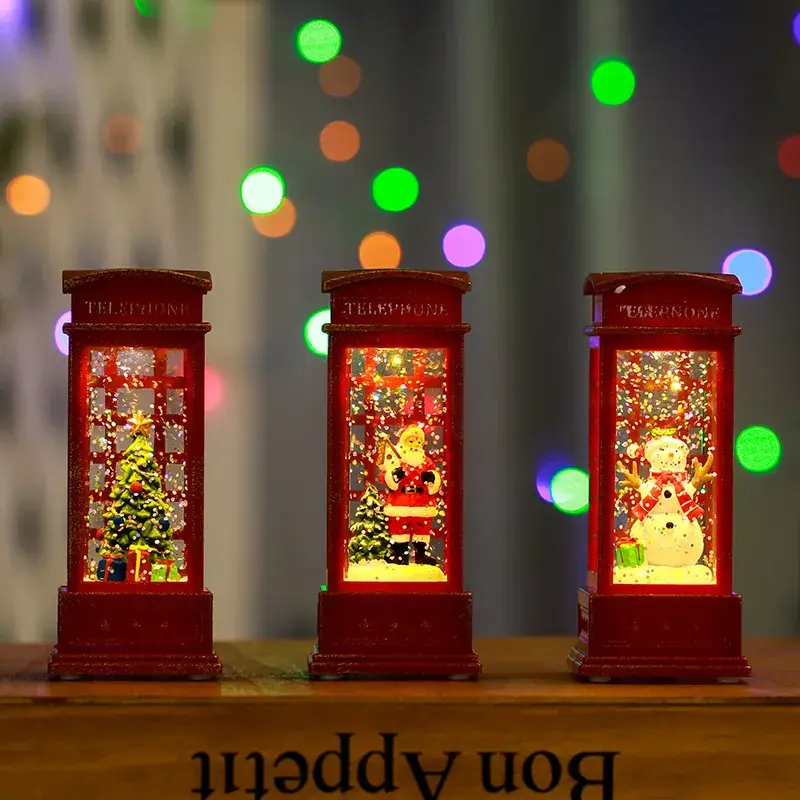 Christmas Wind Lamp with Santa Claus Decor - Image 15