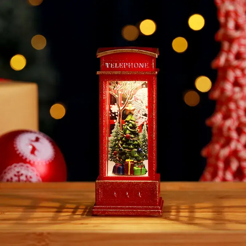 Christmas Wind Lamp with Santa Claus Decor - Image 12