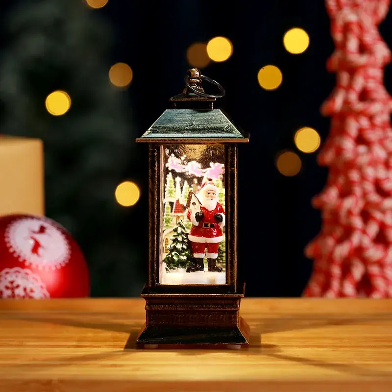 Christmas Wind Lamp with Santa Claus Decor - Image 7