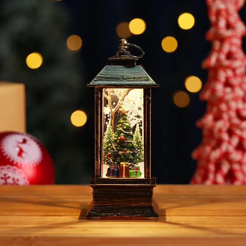 Christmas Wind Lamp with Santa Claus Decor - Image 9