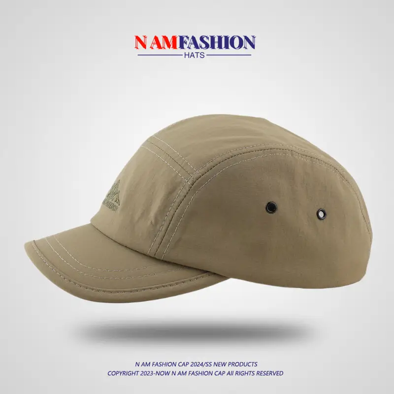 Japanese Style Men's Purple Short-Brim Cap — feature 9