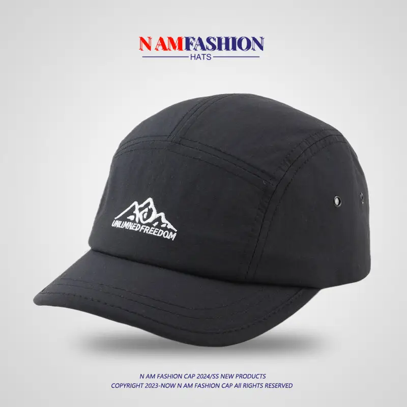 Japanese Style Men's Purple Short-Brim Cap