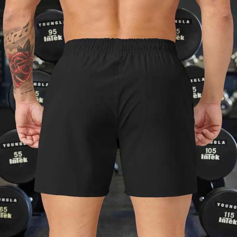 Men Grey Five Point Zip Shorts Summer Wear — feature 16