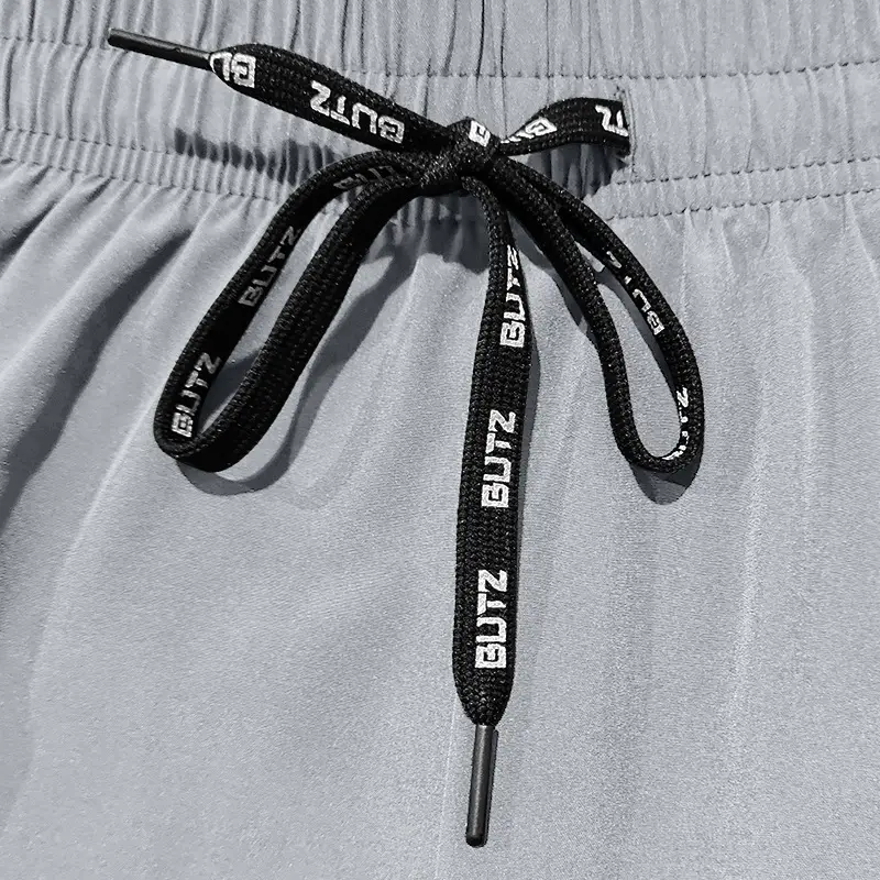 Men Grey Five Point Zip Shorts Summer Wear — feature 34