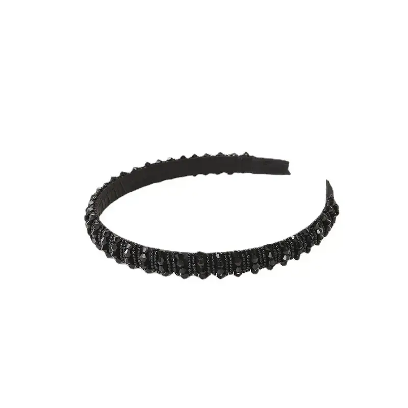 Women's Cross-Country Rhinestone Headband with Diamond Baroque Design - Image 12