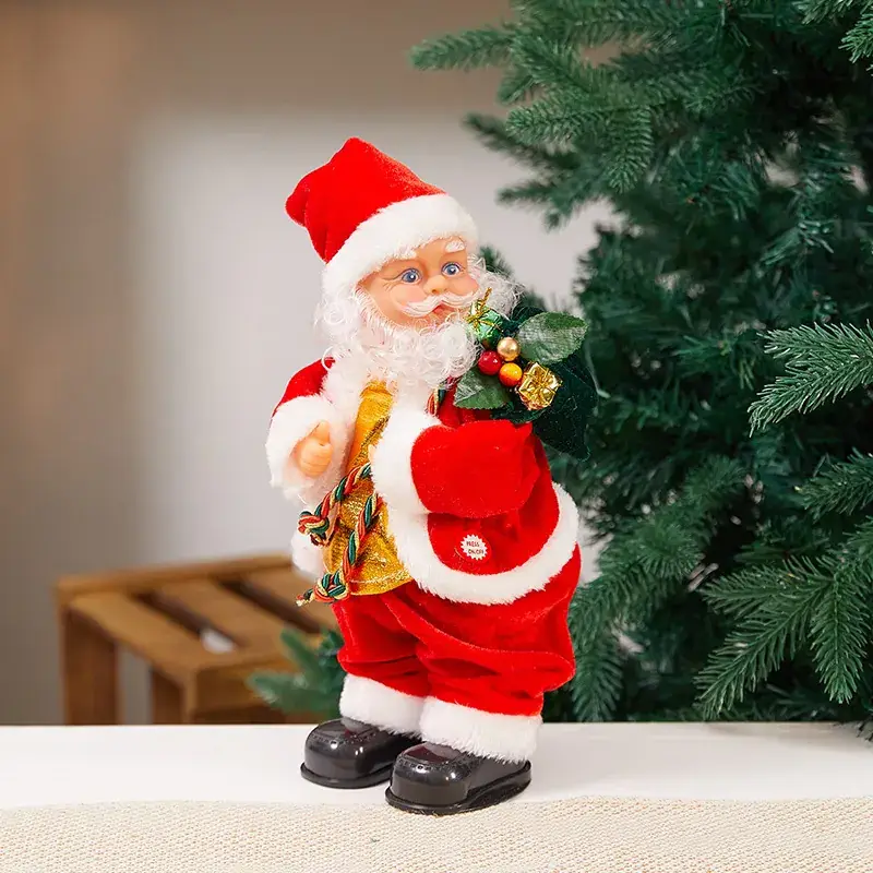 Santa Claus Electric Christmas Decorator with Umbrella - Image 11