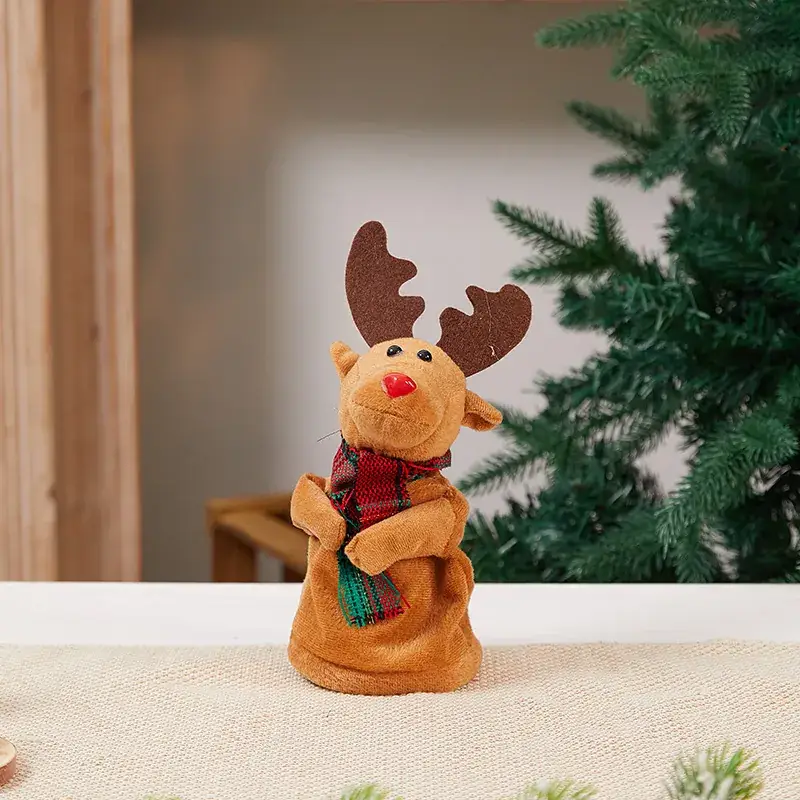 Santa Claus Electric Christmas Decorator with Umbrella - Image 17