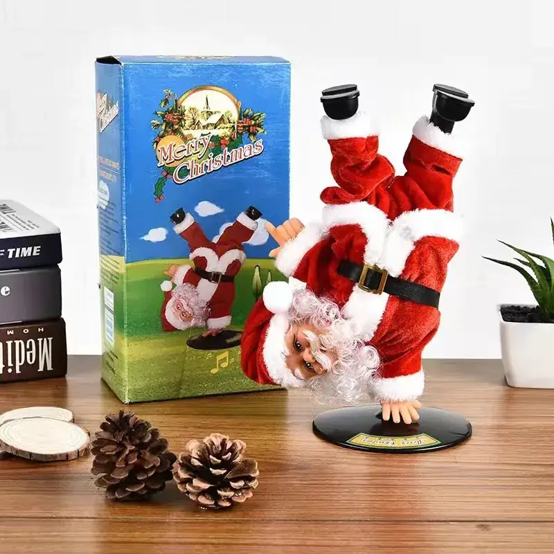 Santa Claus Electric Christmas Decorator with Umbrella - Image 20