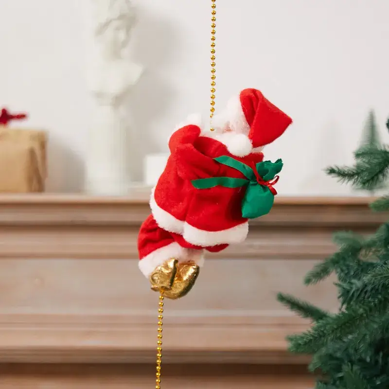 Santa Claus Electric Christmas Decorator with Umbrella - Image 4
