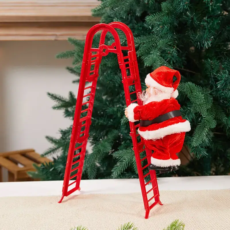 Santa Claus Electric Christmas Decorator with Umbrella - Image 5