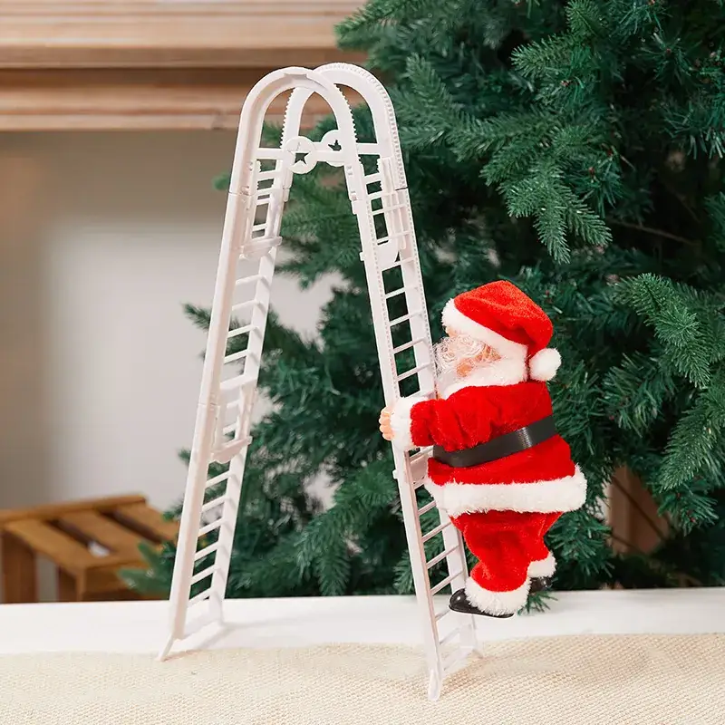 Santa Claus Electric Christmas Decorator with Umbrella - Image 6