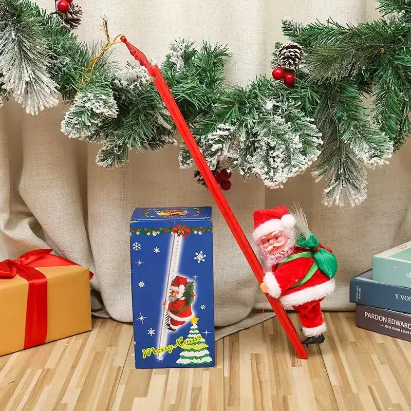 Santa Claus Electric Christmas Decorator with Umbrella - Image 7