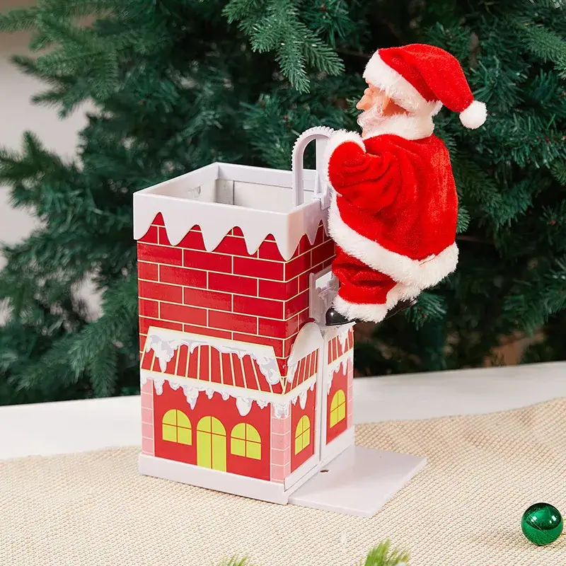 Santa Claus Electric Christmas Decorator with Umbrella - Image 8