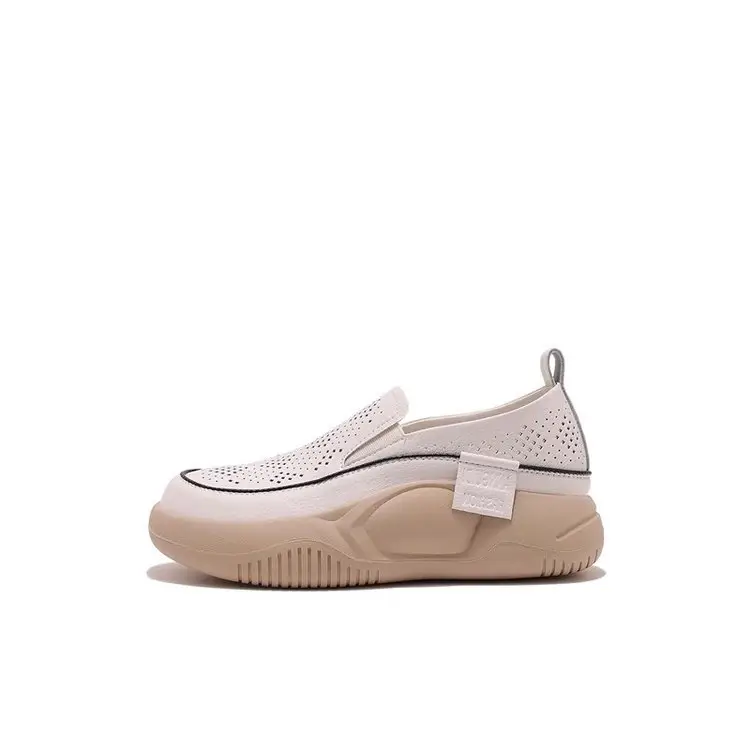 Vintage Women's Slip-On Sandals Yellow White 2024 - Image 8