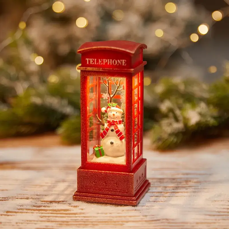 Christmas Wind Lamp Santa Claus Red Crystal Decor - Image 10