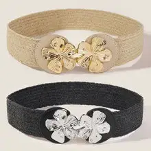 Men's Reversible Rotatable Automatic Buckle Belt Black Gold — feature 32