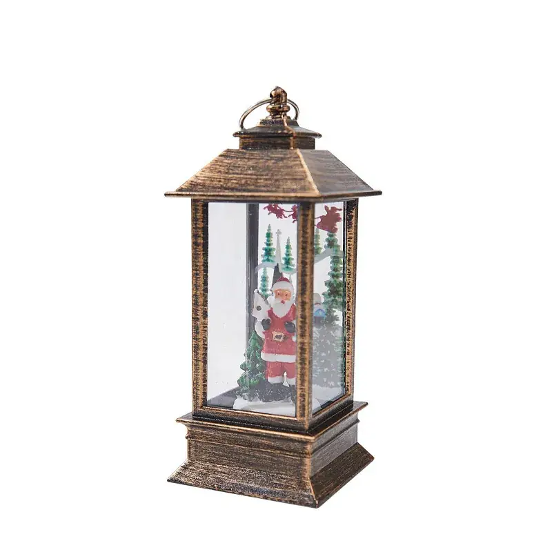 Christmas Wind Lamp Santa Claus Red Lantern Decor - Image 23