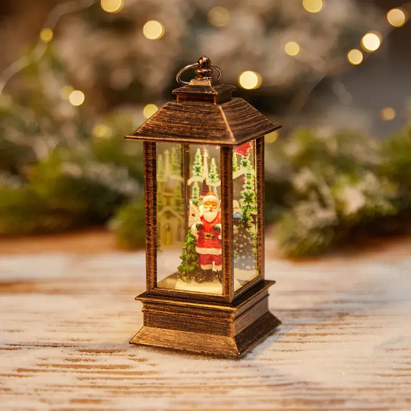 Christmas Wind Lamp Santa Claus Red Lantern Decor - Image 13