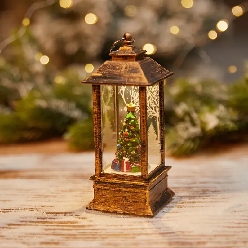 Christmas Wind Lamp Santa Claus Red Lantern Decor - Image 15