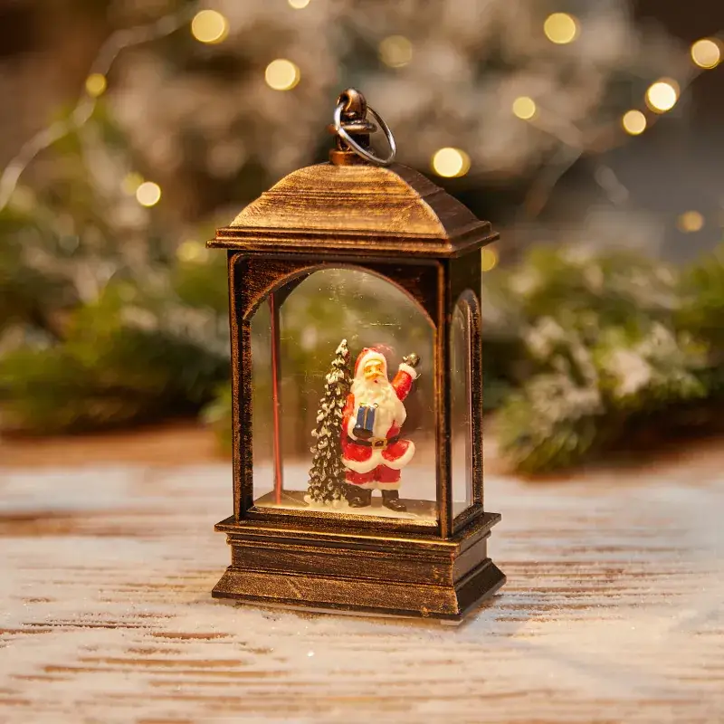 Christmas Wind Lamp Santa Claus Red Lantern Decor - Image 16