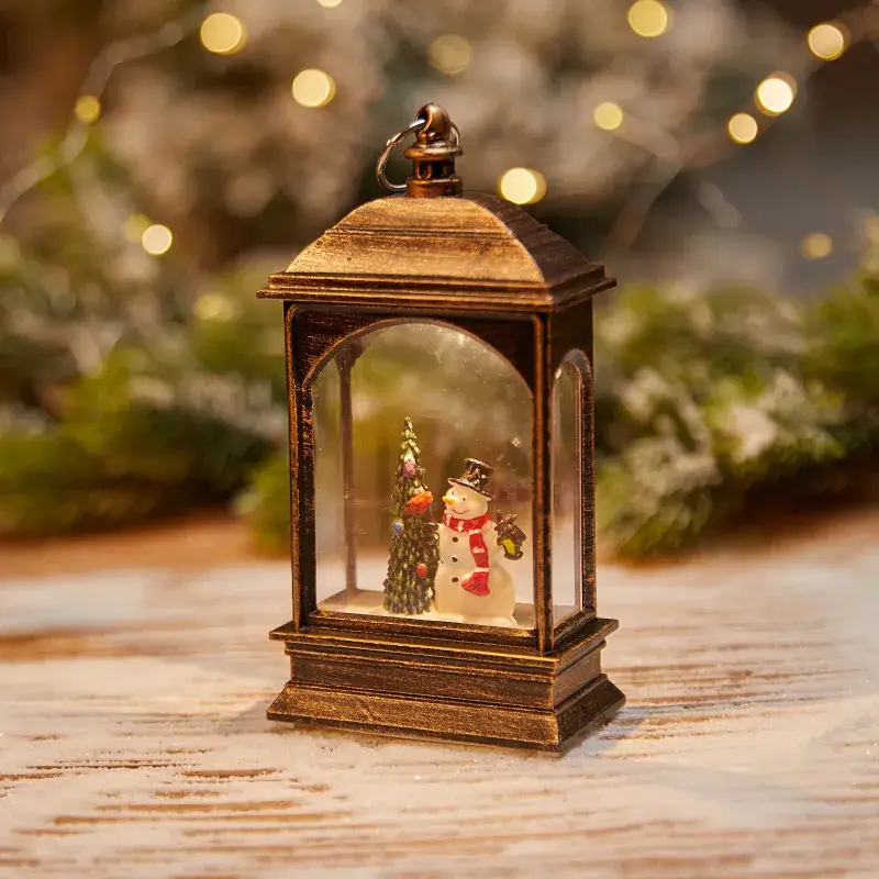 Christmas Wind Lamp Santa Claus Red Lantern Decor - Image 17