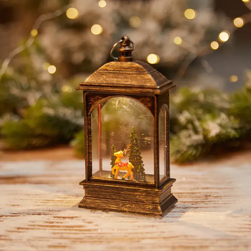 Christmas Wind Lamp Santa Claus Red Lantern Decor - Image 18