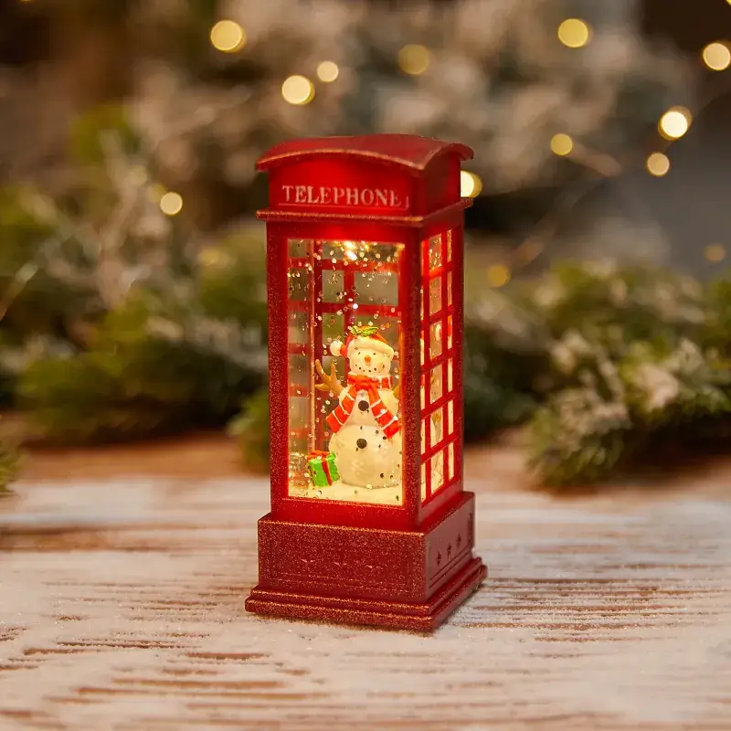 Christmas Wind Lamp Santa Claus Red Lantern Decor - Image 2