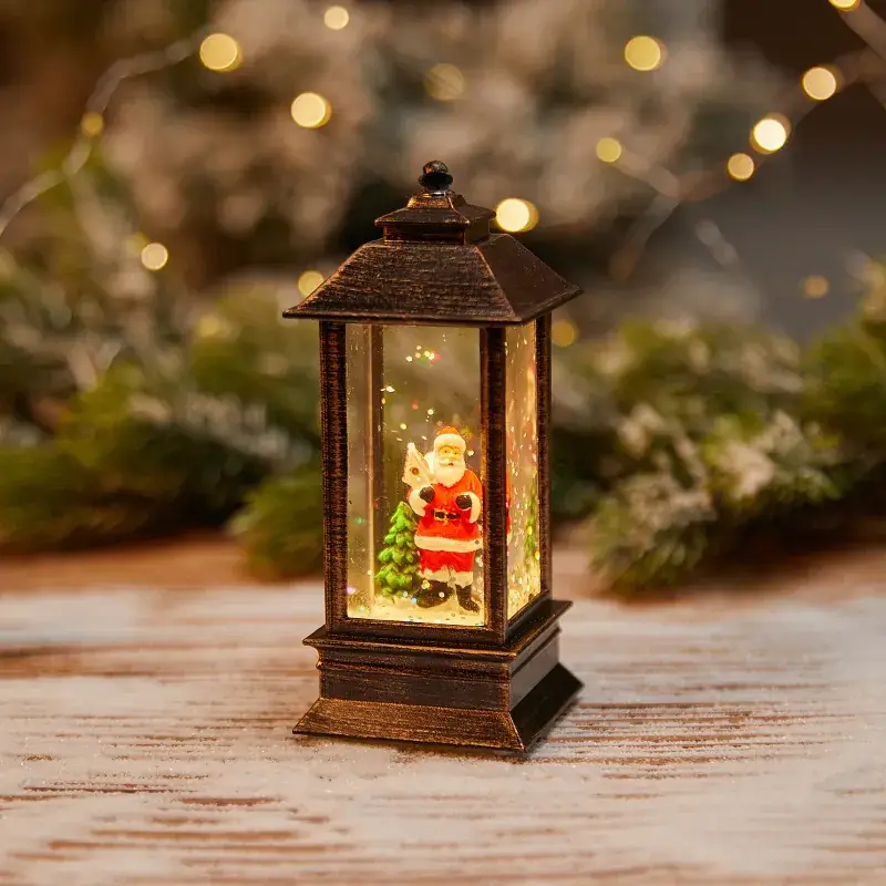 Christmas Wind Lamp Santa Claus Red Lantern Decor - Image 4