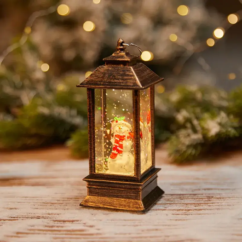 Christmas Wind Lamp Santa Claus Red Lantern Decor - Image 5