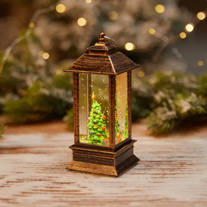 Christmas Wind Lamp Santa Claus Red Lantern Decor - Image 6