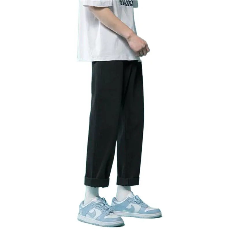 Men High Waist Wide Leg Jeans 2024 Spring - Image 9